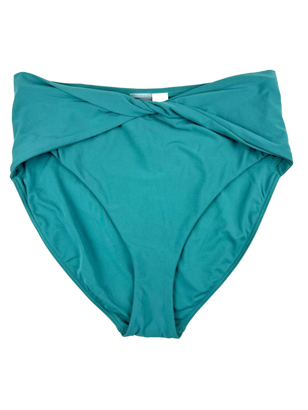 CALIA Bikini Bottom Womens XS Jungle Green Front Twist High‎ Rise NWT